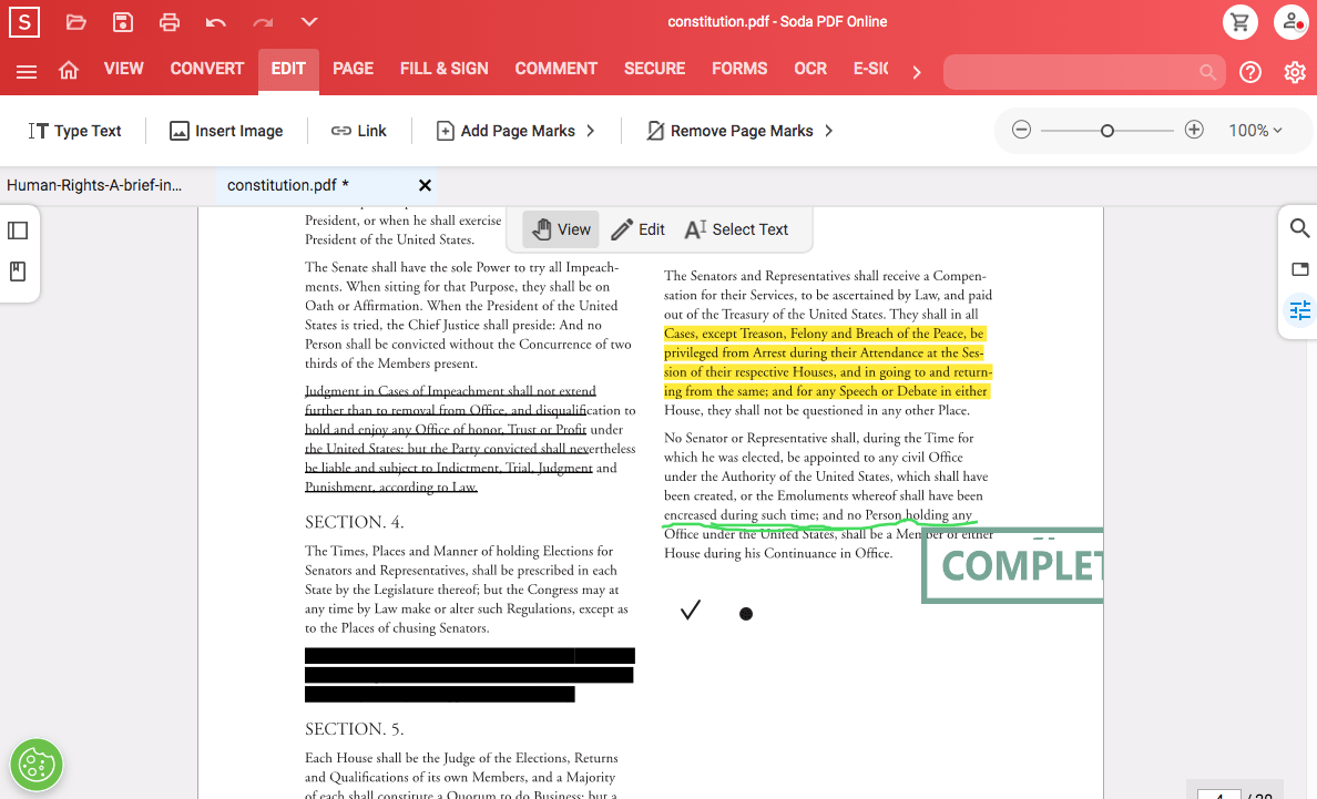 best free pdf editor mac sodapdf