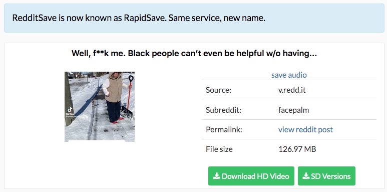 download video from reddit using chrome extension