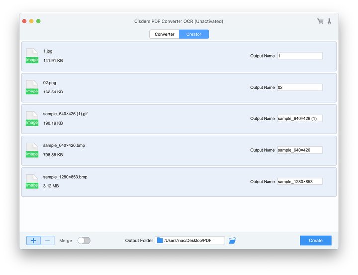 combine images into pdf cisdem02