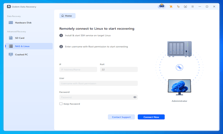 recover linux cisdem02