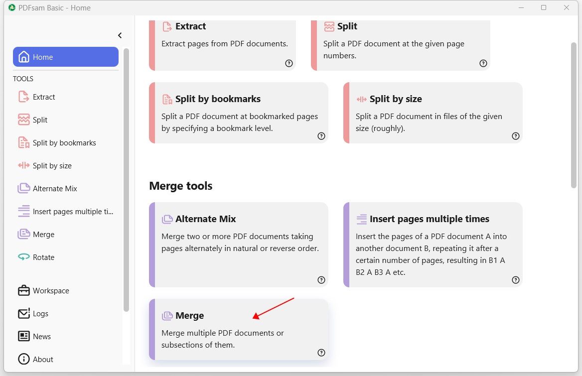 combine pdf withour adobe pdfsam01