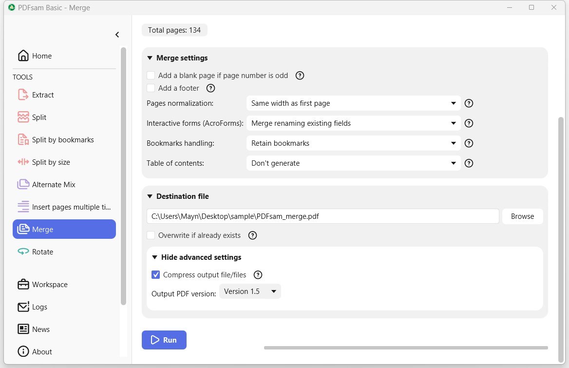 combine pdf withour adobe pdfsam04