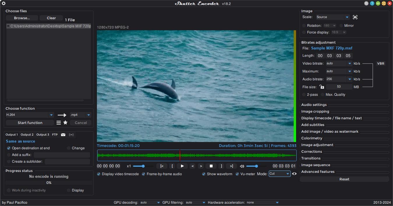 shutter encoder interface
