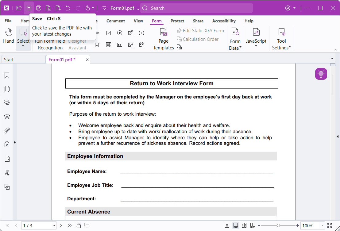 remove fillable fields from pdf foxit04
