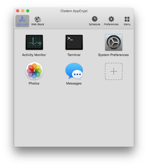 select Messages app under the App Lock tab