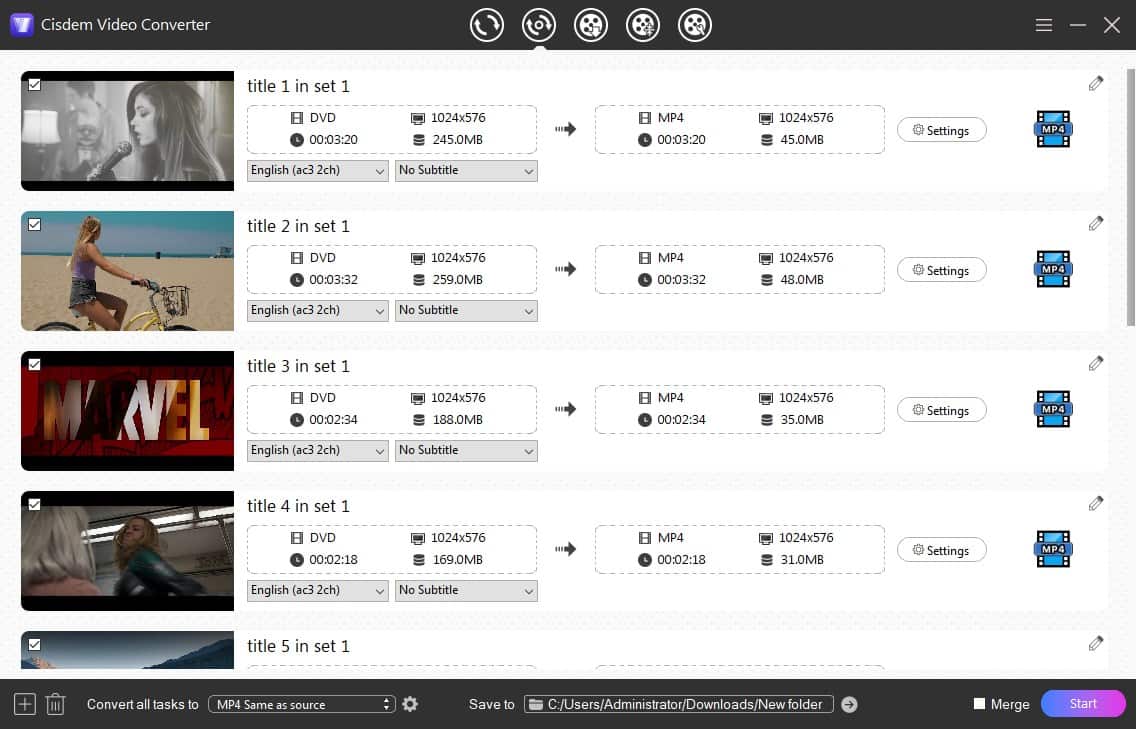 add dvd video to cisdem