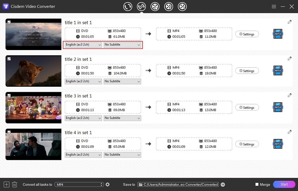 copy dvd to hard drive using Cisdem Video Converter 02