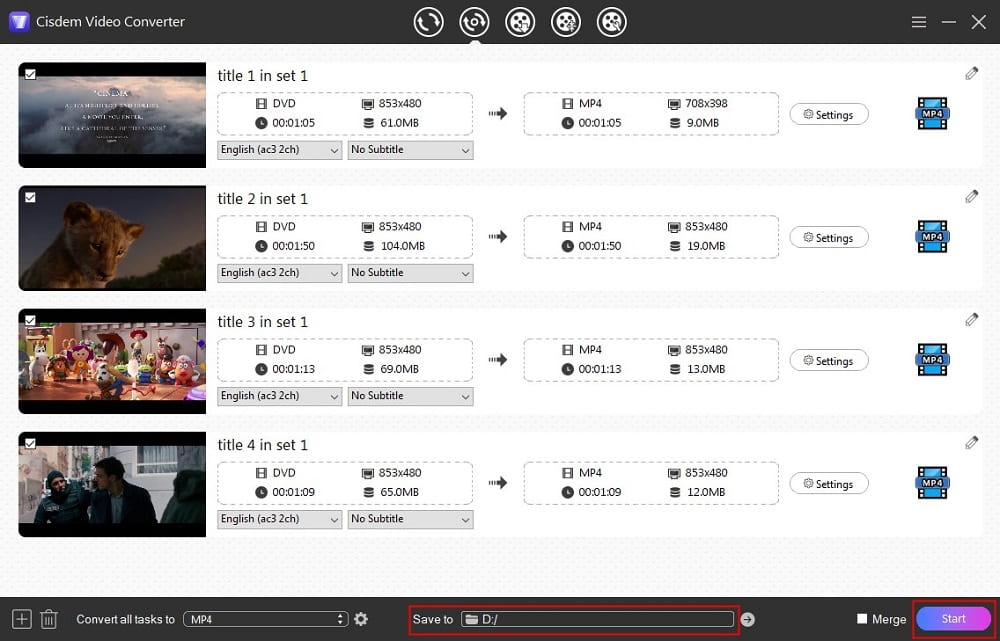 copy dvd to hard drive using Cisdem Video Converter 05
