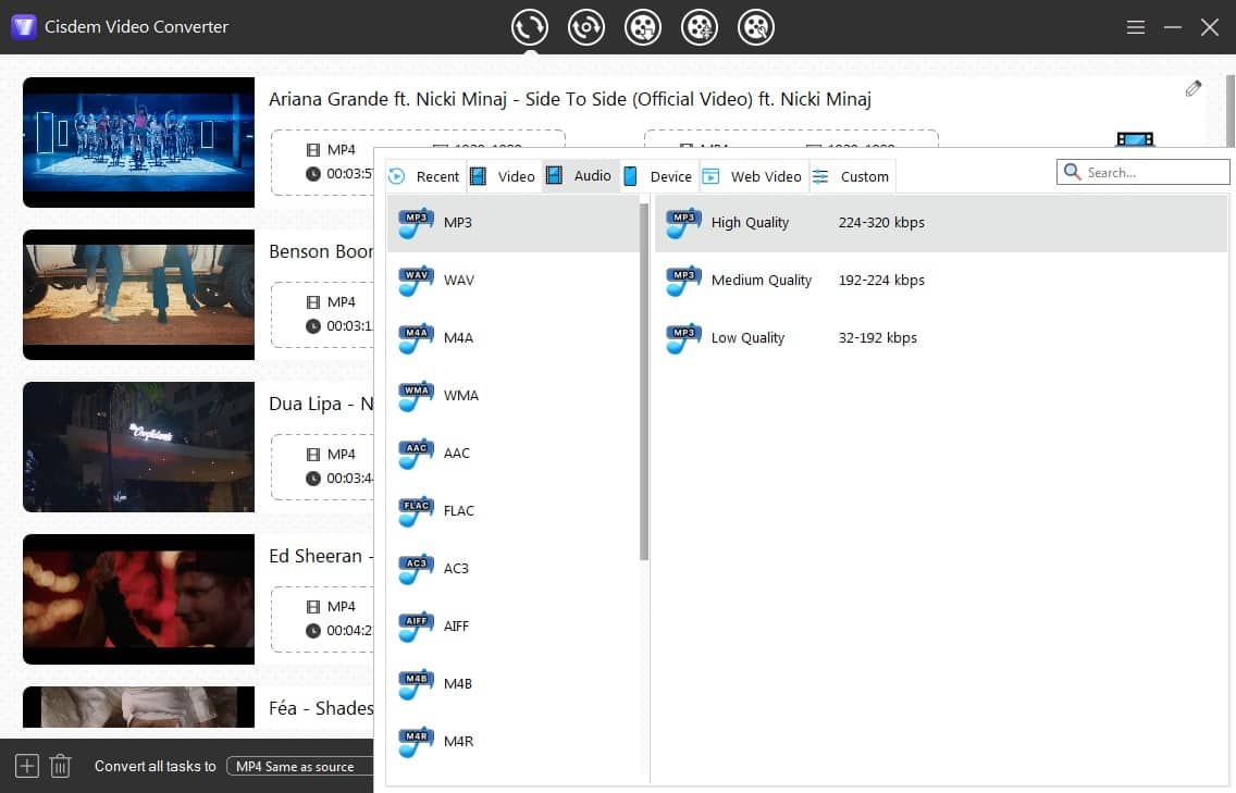 convert youtube playlist to mp3