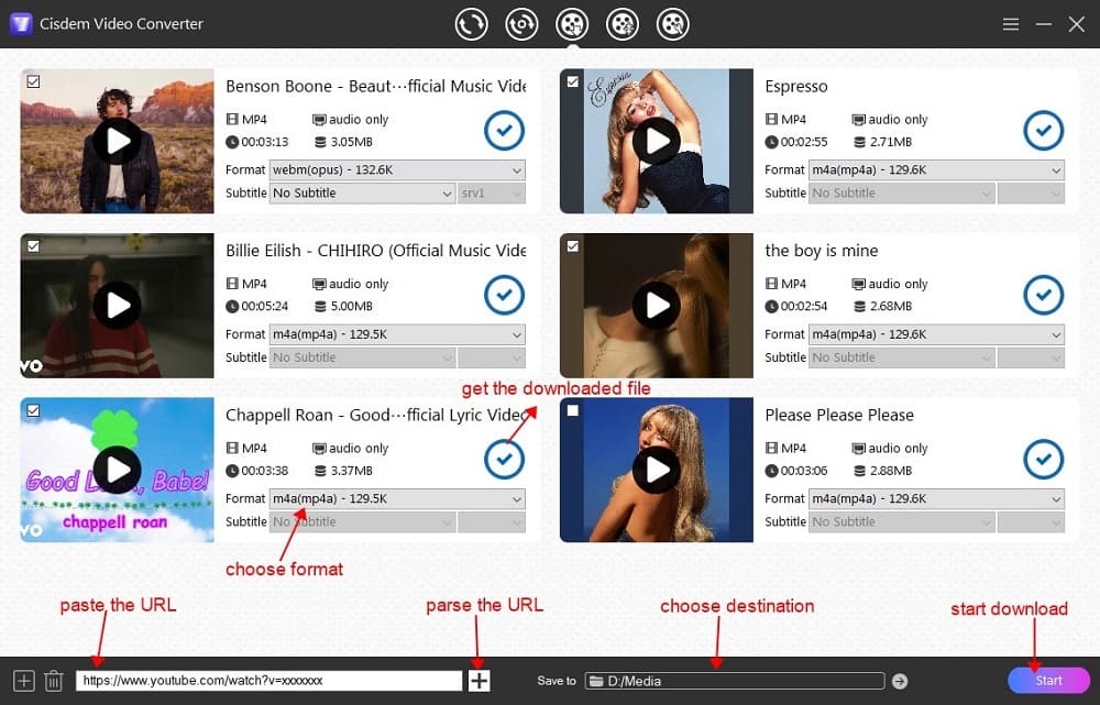cisdem video converter download interface 02