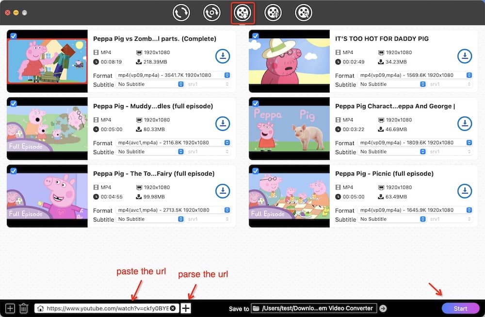 Download Peppa Pig YouTube Videos in Full English Episodes Step 2