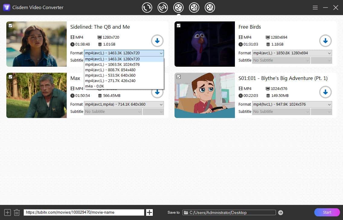 choose download option