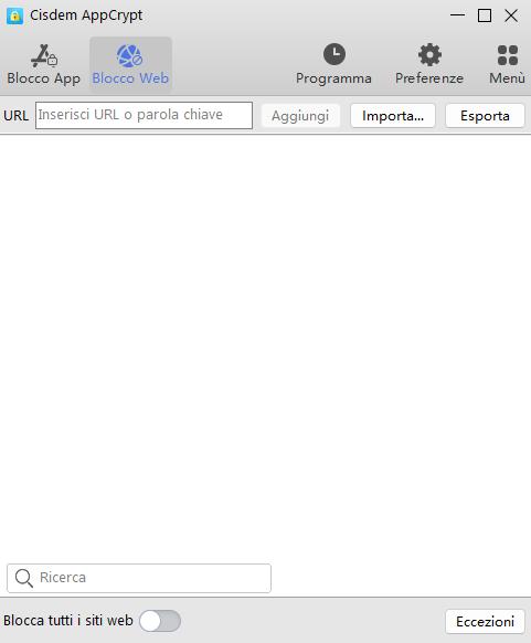 aggiungere un sito web