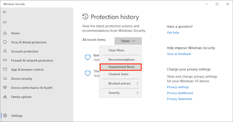 restore emp from windows security 03