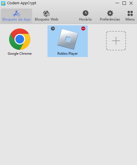 selecione o jogo no qual deseja definir limites de tempo