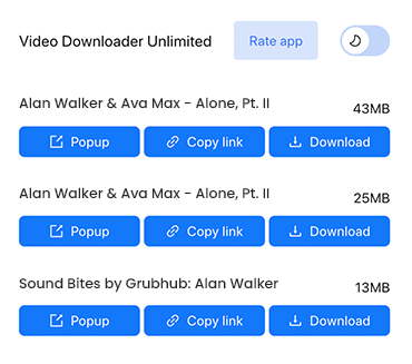 Video Downloader Unlimited