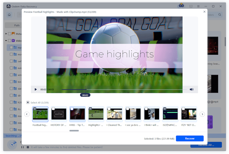 recover clipchamp video 03