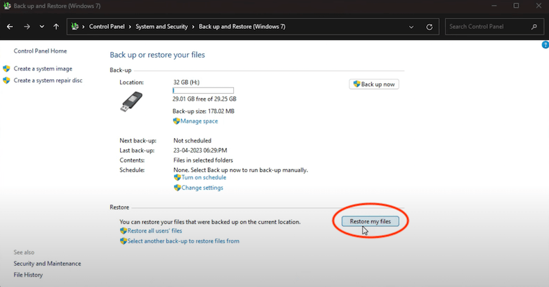 backup and restore 02