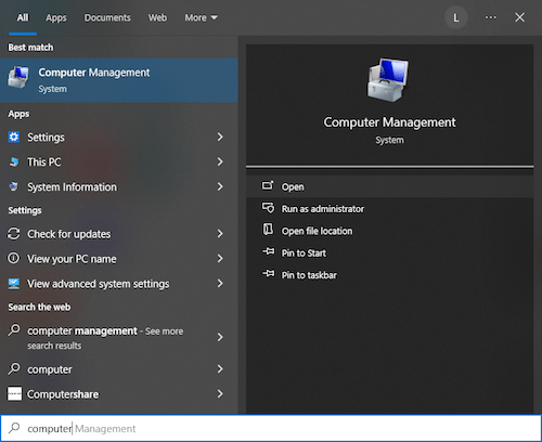 enable admin account 01