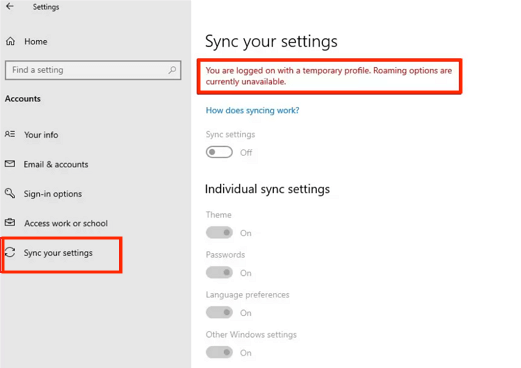 log out of temp profile 02