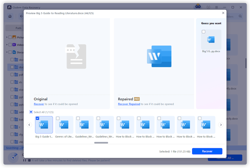 recover google docs cisdem 04