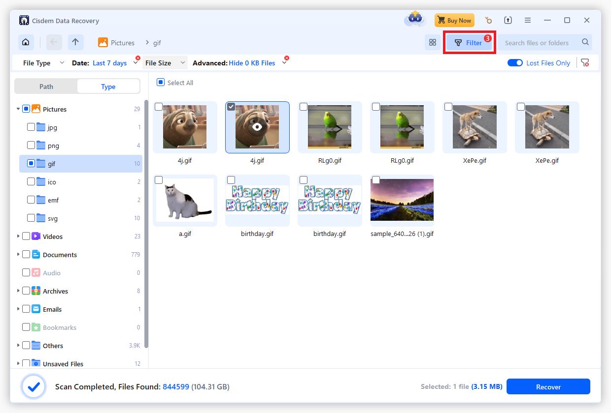 how to retrieve gif pack cisdem03