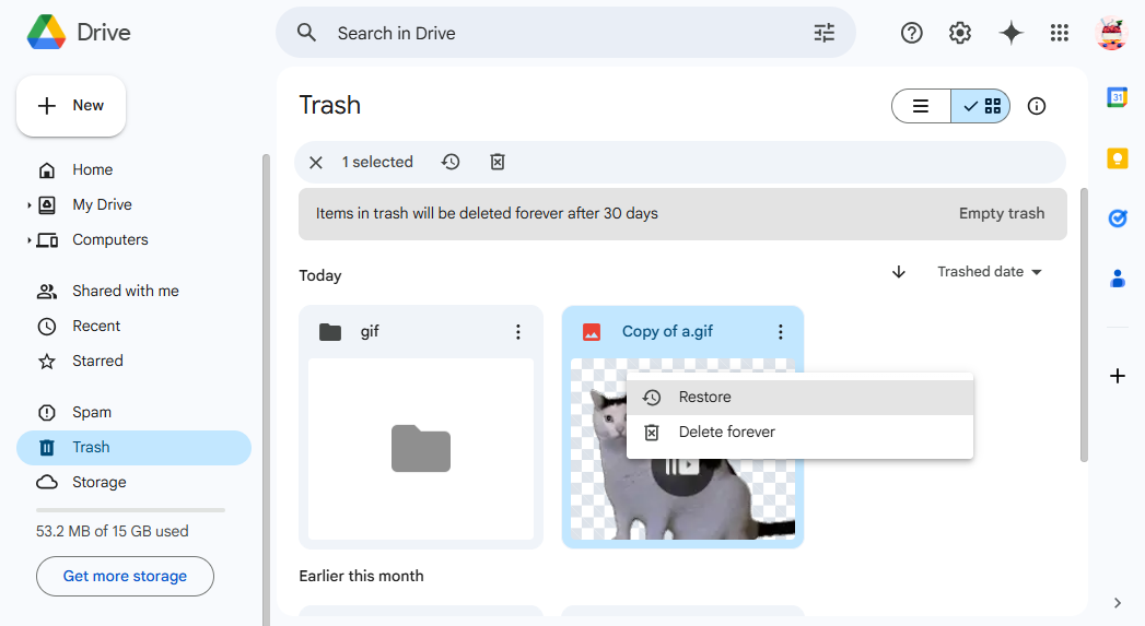 how to retrieve gif pack cloud02