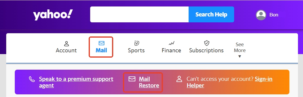 how to recover old yahoo emails support02