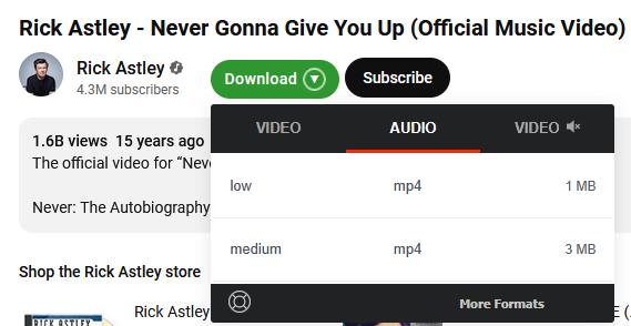 firefox extension to download youtube audio on mac