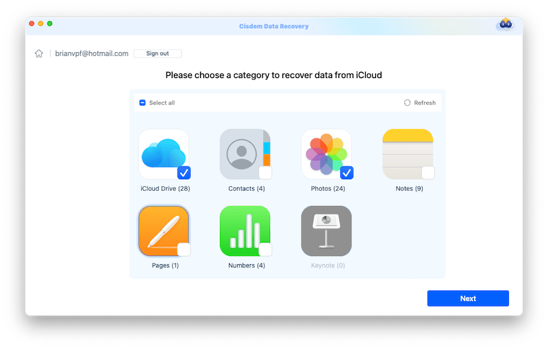 recover icloud photo cisdem 03
