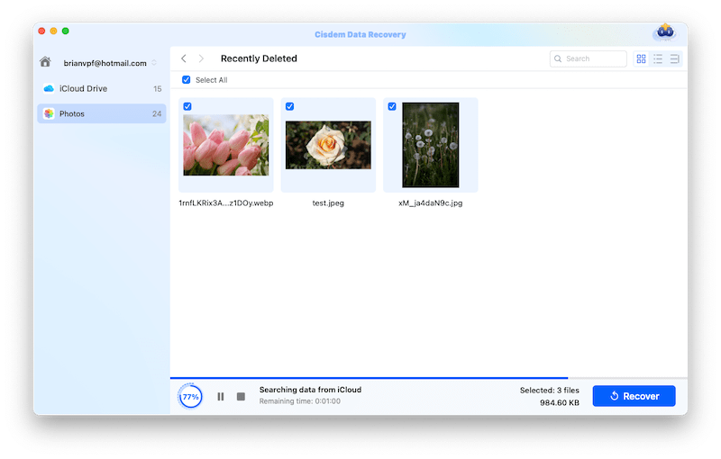 recover icloud photos cisdem 05