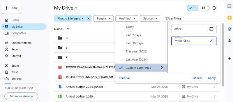 recover myspace google drive