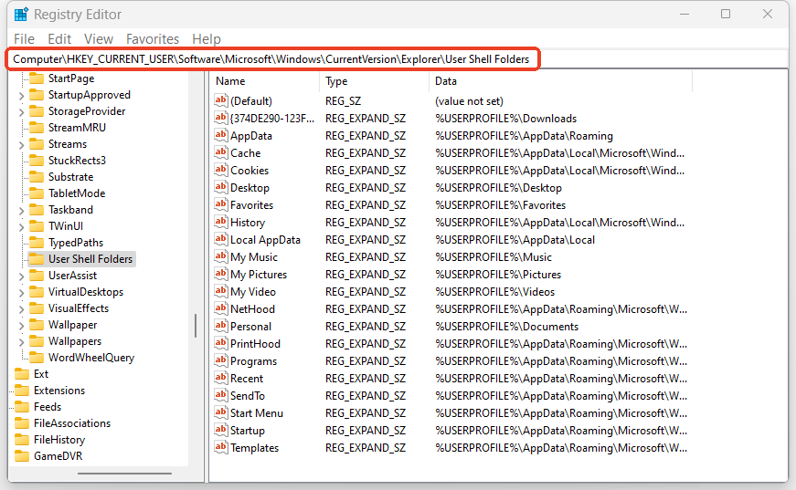 restore music picture document folders windows run02