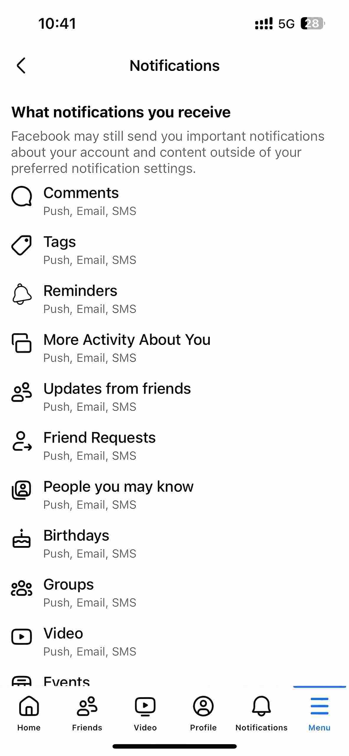 turn off notifications