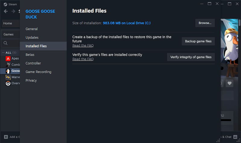 verify integrity game 02