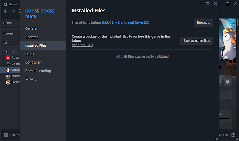 verify integrity game 03