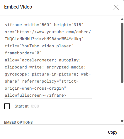 copy embed code