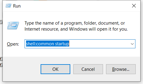 access startup folder 04