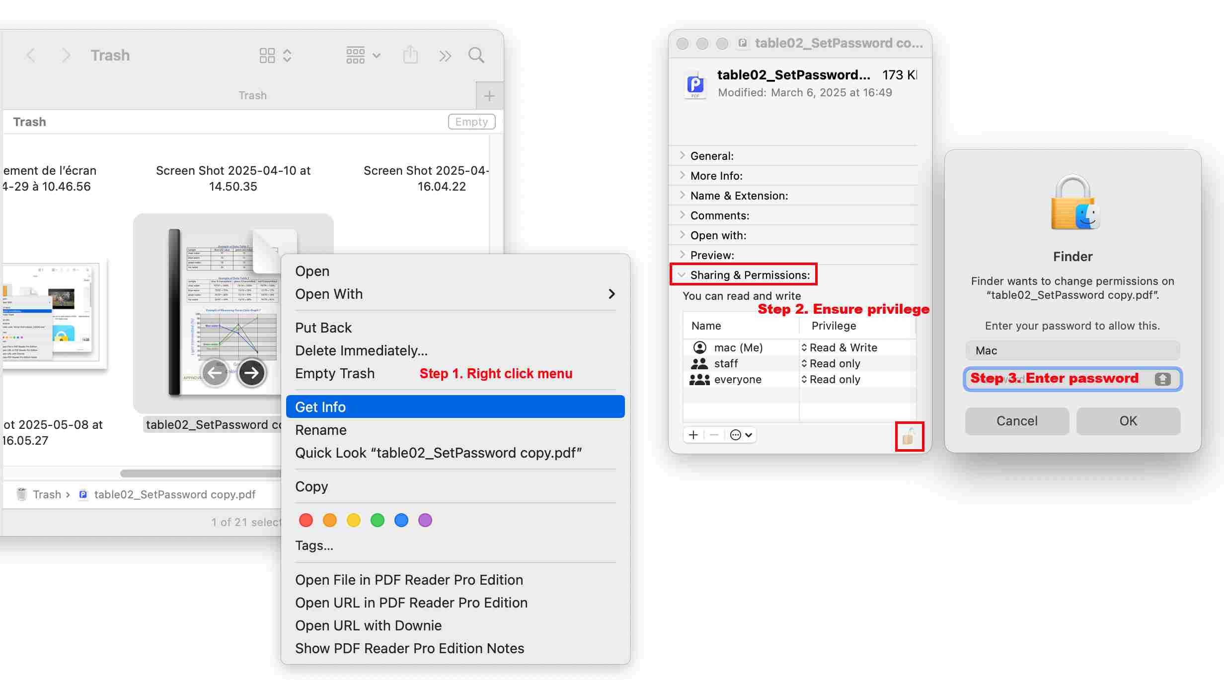 empty the trash mac03