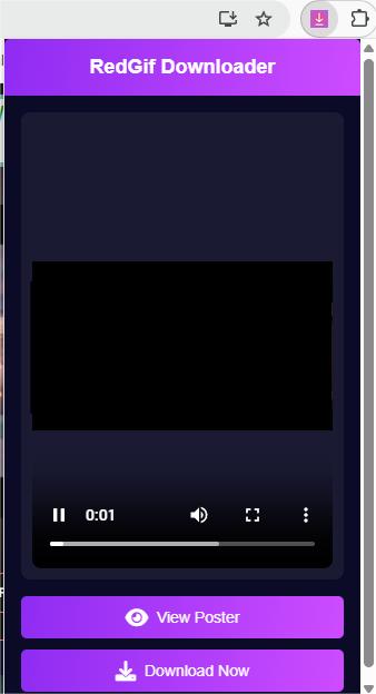 chrome extension for redgifs video download