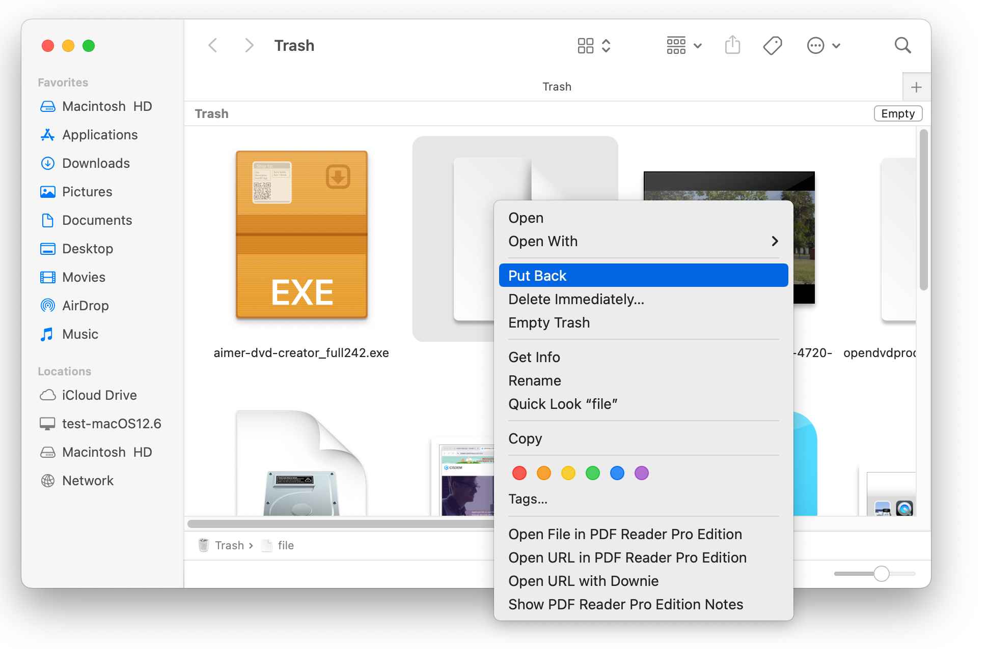 restore from trash mac02