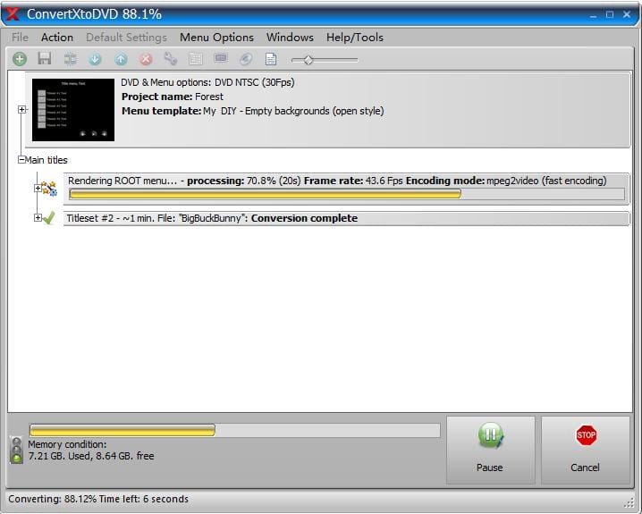 start video to dvd conversion