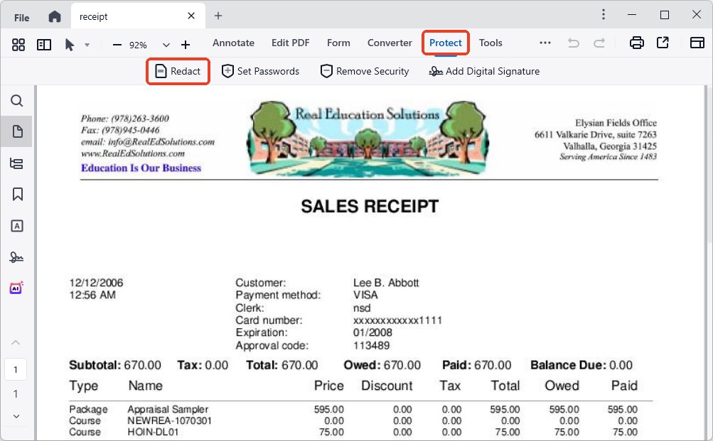 redacted bank statement cisdem02