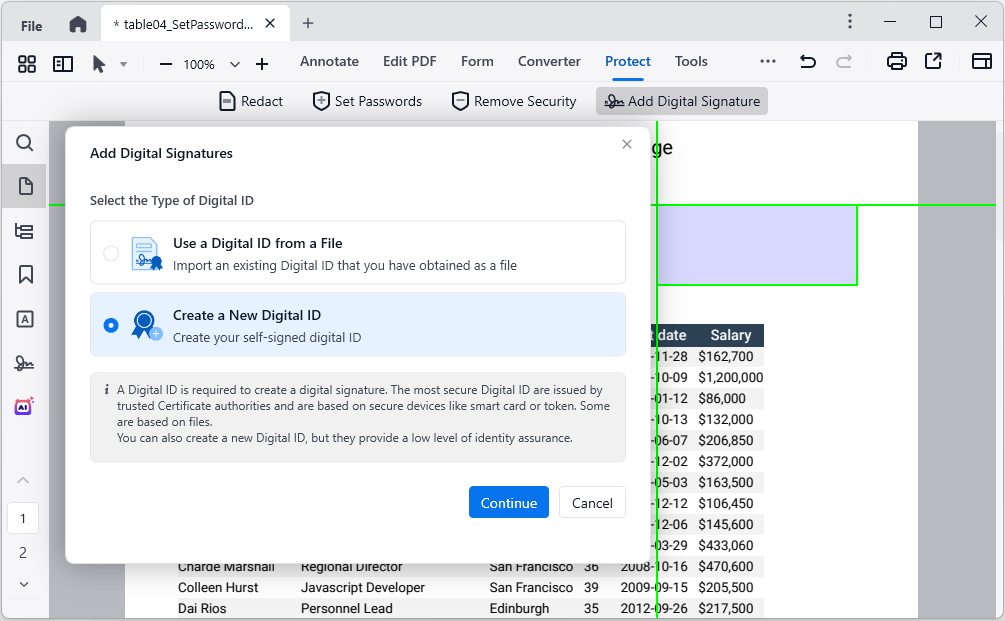 sign a secured pdf cisdem08