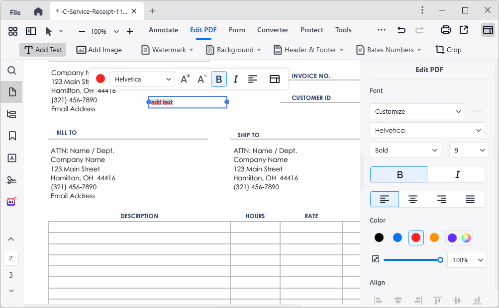 add text box to cisdem01