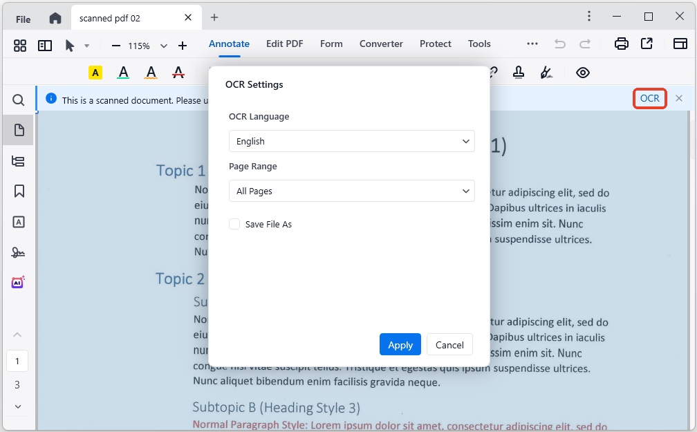 cant copy and paste from pdf cisdem05