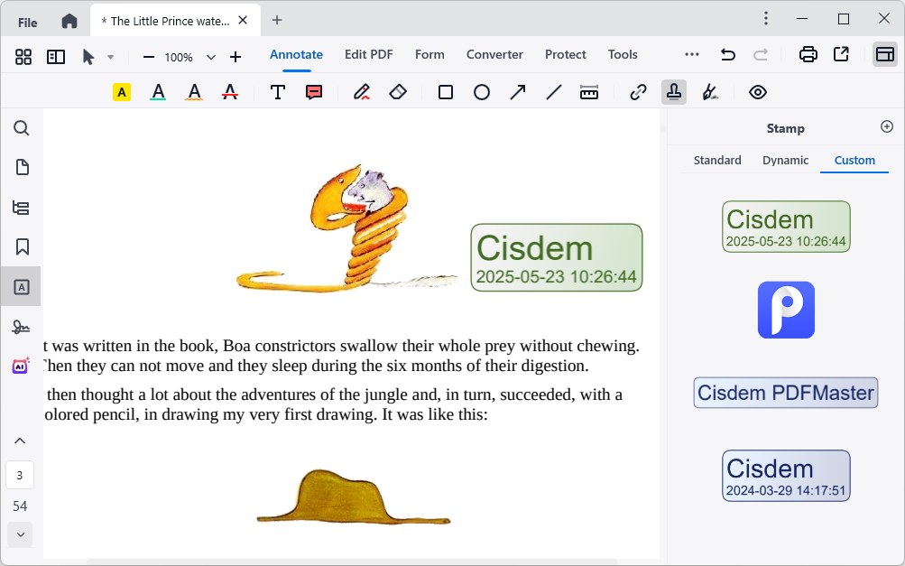 add date to pdf cisdem04