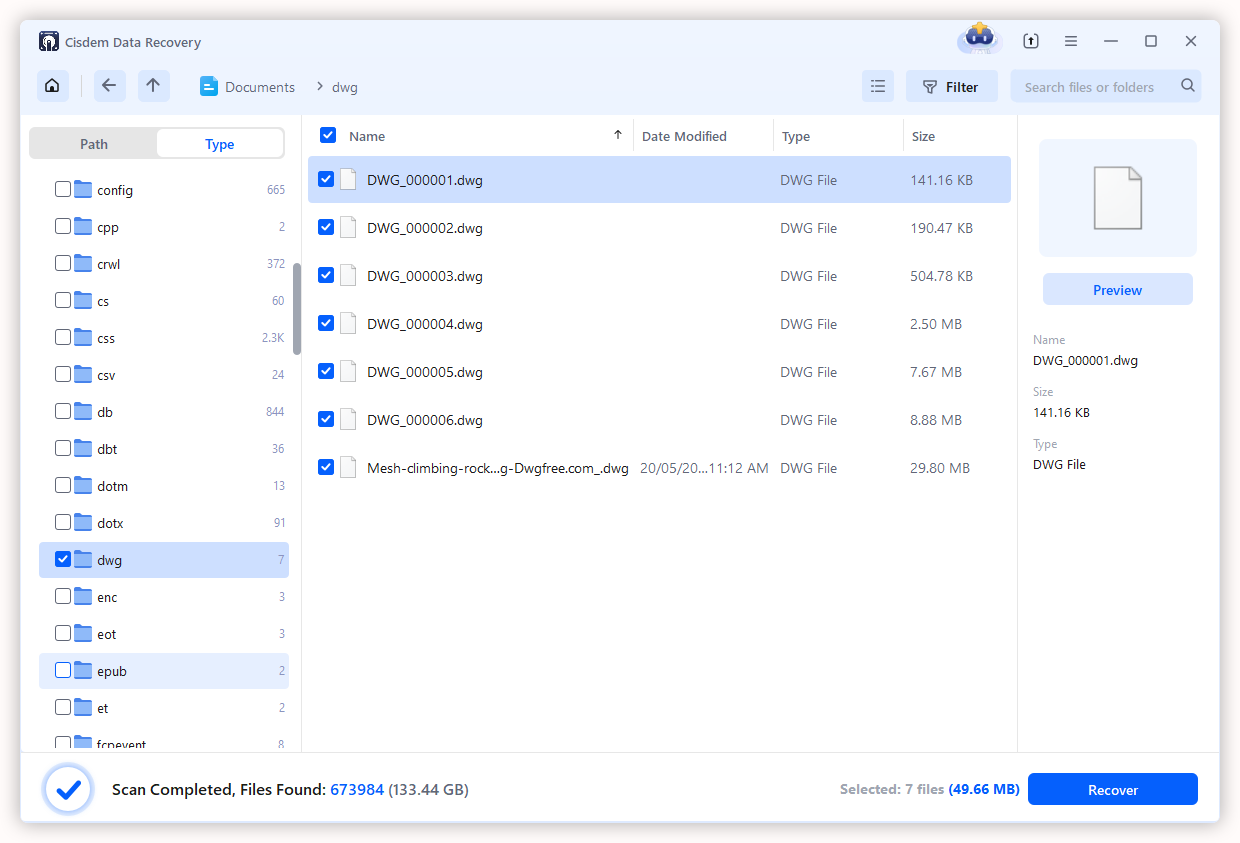 recover dwg cisdem 04