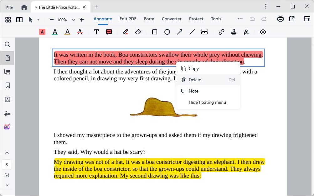 remove highlight from pdf cisdem02
