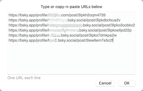 add multiple bluesky video urls
